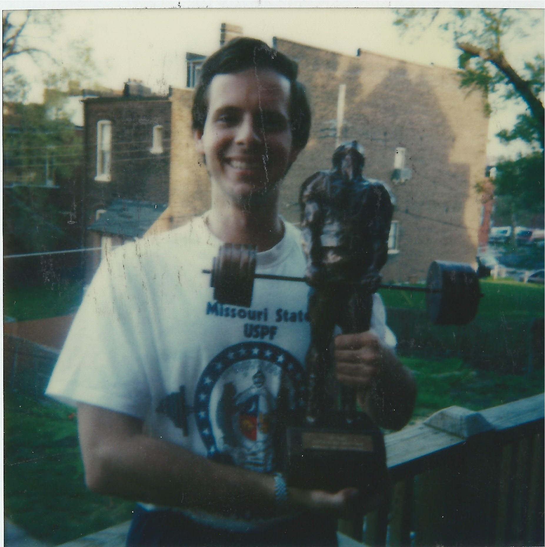 Dan Barbatti with Trophy
